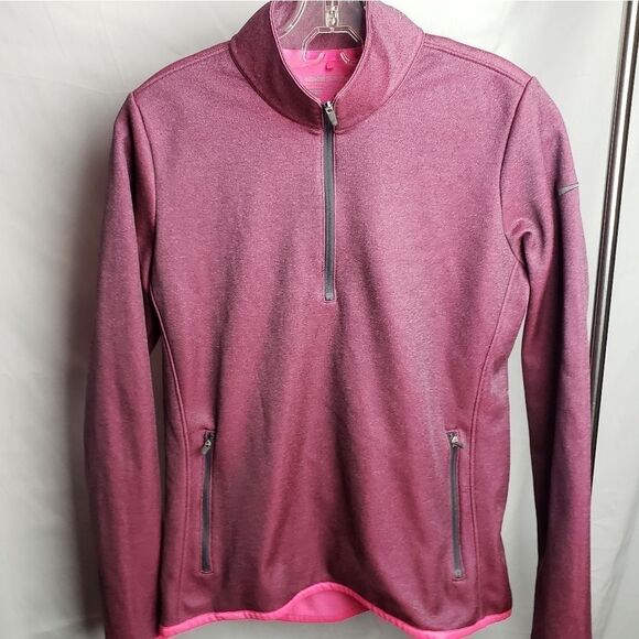 Nike therma fit Golf fleece half zip Fleece lined pullover Therma Fit Sweatshirt - Picture 1 of 12